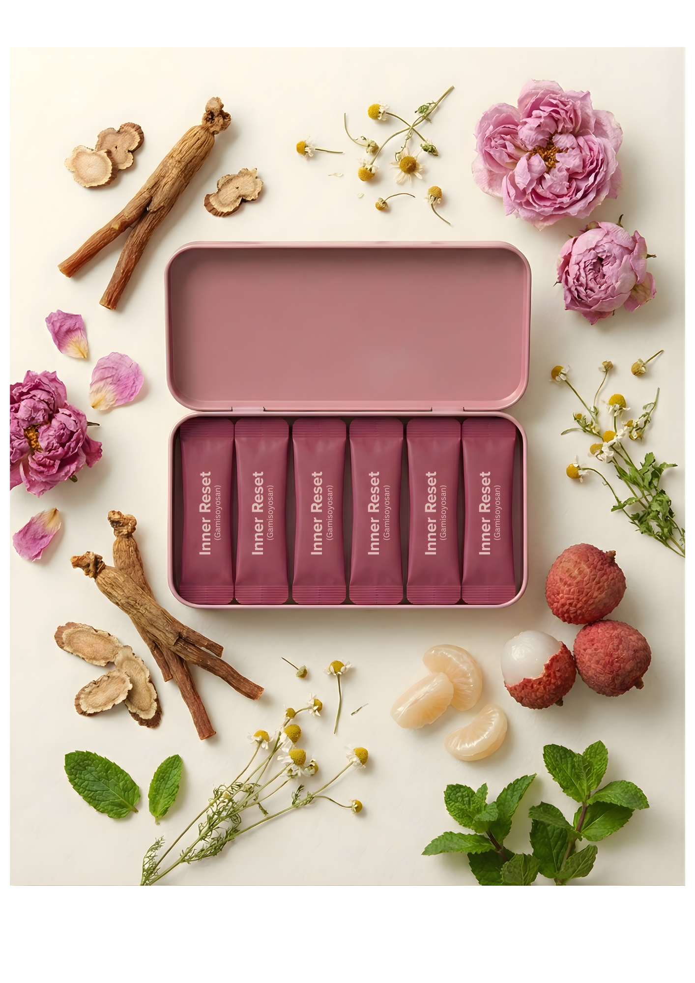 Inner Reset product \u2014 Korean Botanical Blend powder sticks